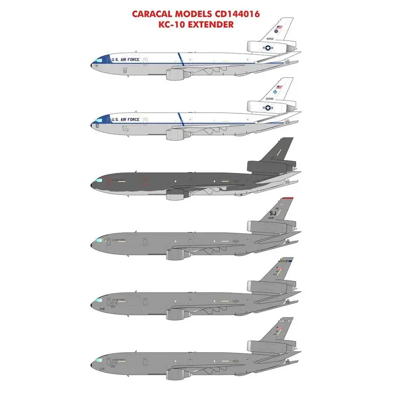 Sticker KC-10 Extender Op basis van het DC-10-vliegtuig heeft de KC-10 Extender sinds de jaren tachtig USF als tank- en vrachtvl Hete Deal