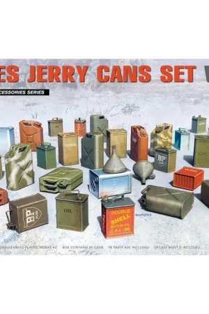 Superprijs Allied jerry kan set wwii unassembled plastic model kitbox bevat 30 canspe onderdelen zijn inbegrepen afdelingen blad is inbegre
