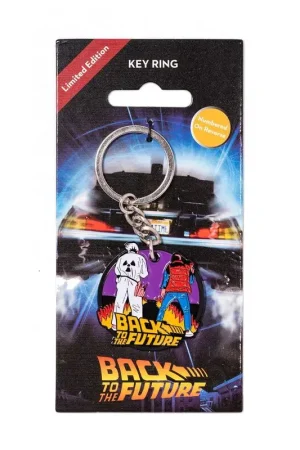 Terug naar de toekomstige metalen sleutelhanger Marty & Doc Korting