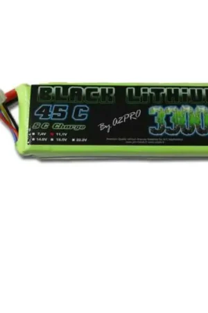 Battery LiPo Black Lithium 3300mAh 45C 3S Stroomvoorziening Bestel Nu