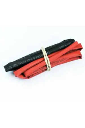 Thermo sleeves diam.3 mm rood + zwart 2x50 cm Superprijs