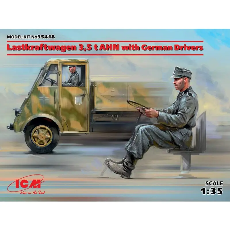 Lastkraftwagen 3,5 t AHN met Duitse stuurprogramma's LIMITED EDITION !!!De set bevat Lastkraftwagen 3,5 t AHN kit, en ook Koop Online