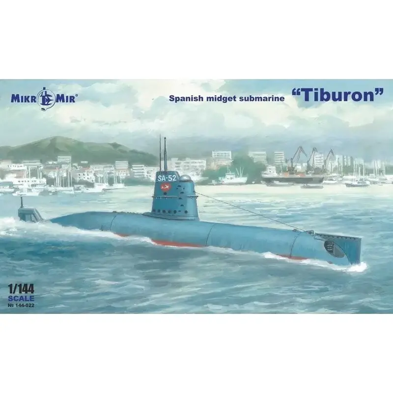 Tiburon Spaanse dwergonderzeeër Schaalmodel Hoge Kwaliteit