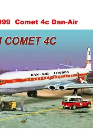 Flitsaanbieding de Havilland Comet 4C Dan-Air London Schaalmodel