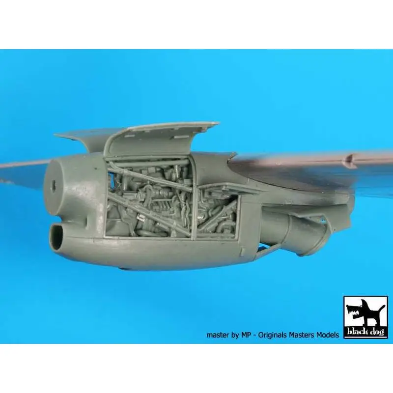 Gecertificeerd Alenia C-27J Spartan 1 x motor (ontworpen om te worden gebruikt met Italeri-sets)