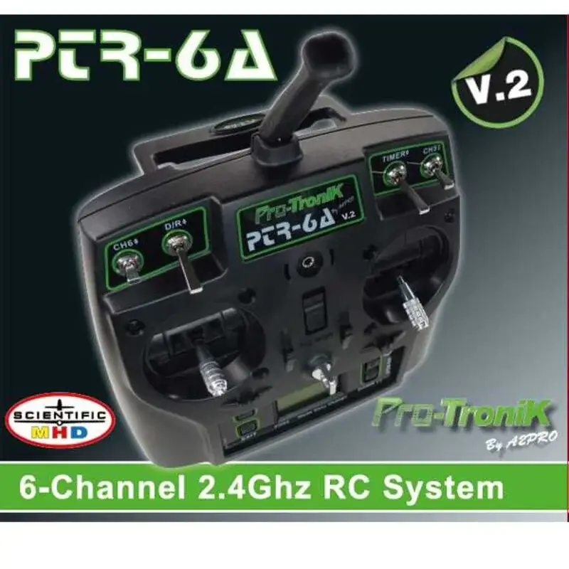 6-way PTR-6A V2 radio + NIMH battery Beperkte Voorraad