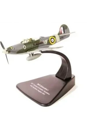 Bell airacobra l 601 county of london sqn.raf 1940 (duxford) Miniatuur Rechtstreeks Van De Fabrikant