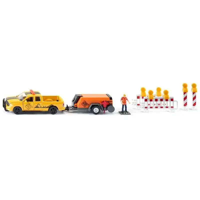 Beperkte Voorraad Dodge ram 1500 met aanhangwagen compressor en accessoires Miniatuur