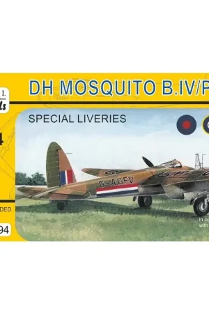 Superprijs de Havilland Mosquito B.IV / PR.IV 'Special Liveries' (RAF, BOAC, Luftwaffe) De de Havilland DH.98 Mosquito was een Brits meerla