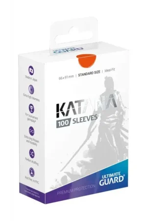 Ultimate Guard Katana Sleeves Standard Size Orange (100) Lage Prijs