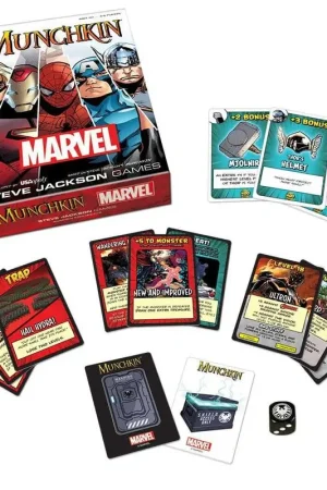 Munchkin Card Game Marvel *English Version* Premium
