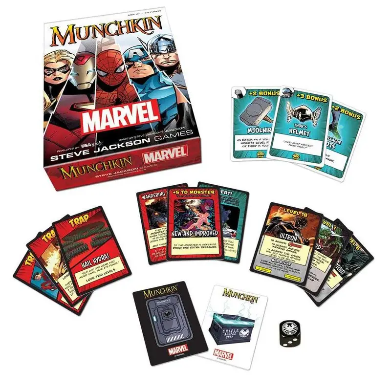 Munchkin Card Game Marvel *English Version* Premium