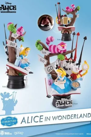 Hoge Kwaliteit Alice in Wonderland D-Select PVC Diorama 15 cm