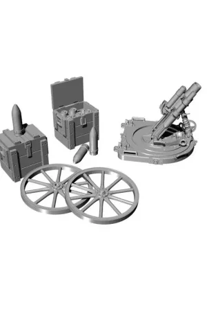 Favoriet Duitse WWI 7,58 cm Leichter minenwerfer n / A-all resin kit Schaalmodel
