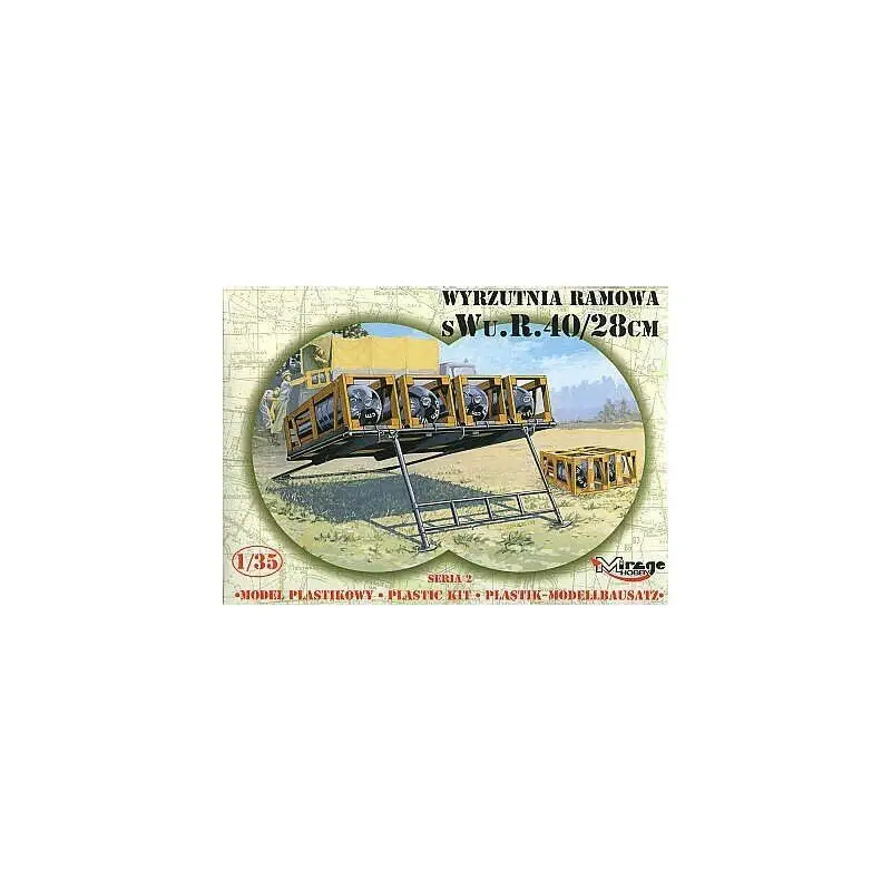 MIRAGE HOBBY 35.217 SWU.R. 40/28 CM FRAME DUITSE raketwerper 1/35 Schaalmodel Express Levering