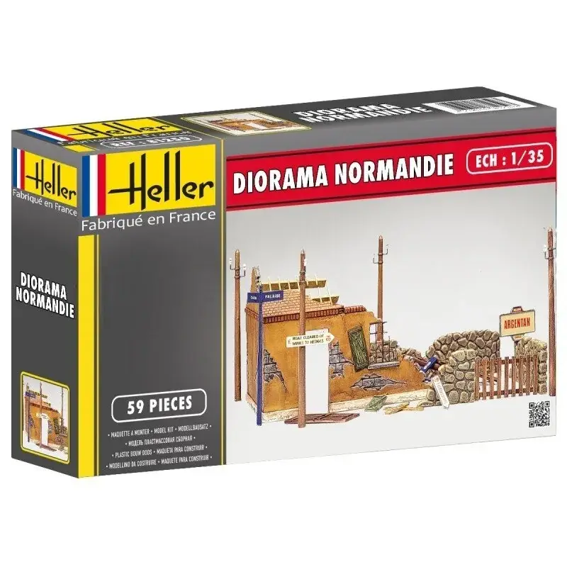 1/35 HELLER 81250 - DIORAMA RUÏNES Normandië Veilige Betaling