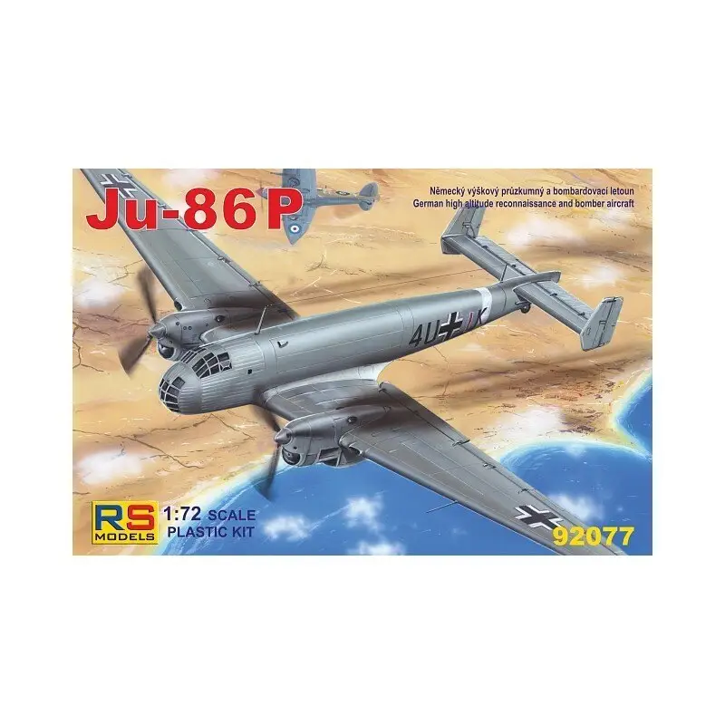 Alleen Vandaag RS-modellen 92077 Junkers Ju 86P 1/72 Schaalmodel