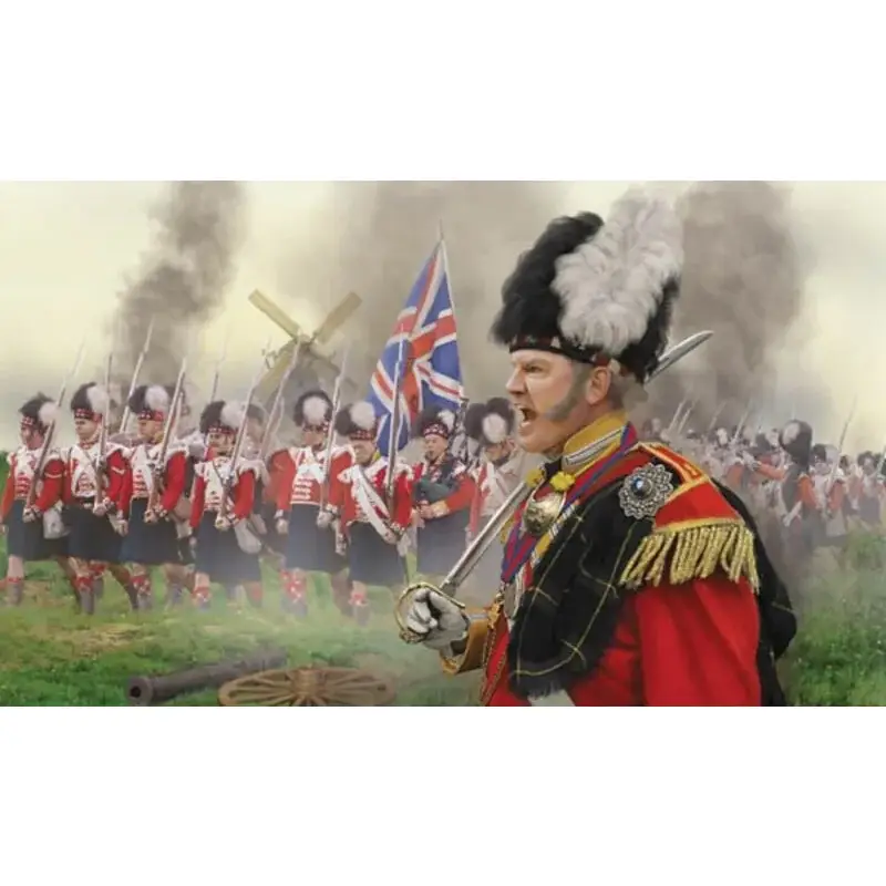 Highlanders op Maart Napoleontische Figuren Direct Verzonden