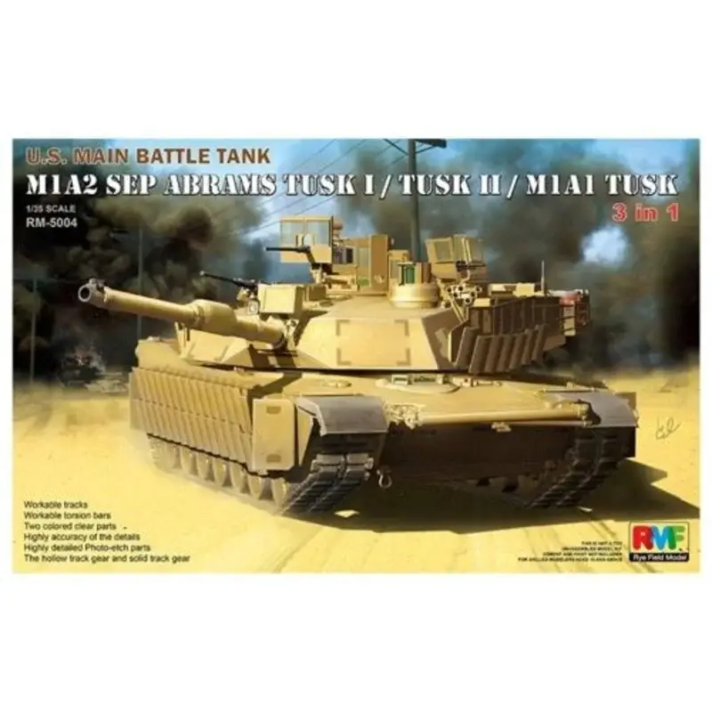 Speciale Aanbieding M1A2 TUSK I / TUSKII / M1A1 TUSK (3 in 1) Schaalmodel