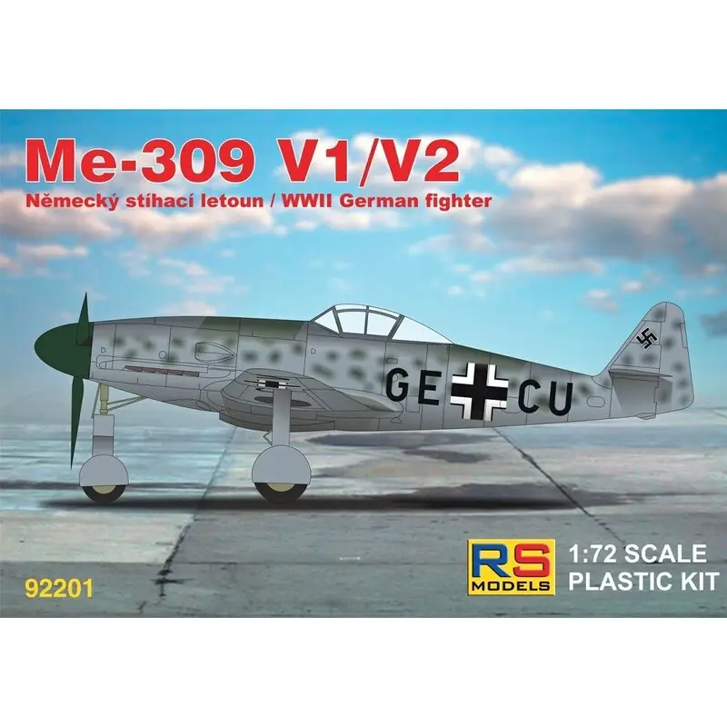 Messerschmitt Me-309V-1 and Me 309V-2 Schaalmodel Express Levering