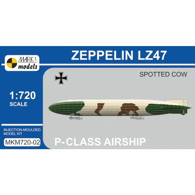 Laatste Kans Zeppelin P-class LZ47 'Spotted Cow' (Keizer Duits Flying Corps) star luchtschip (of luchtschepen) werden geproduceerd en relatie