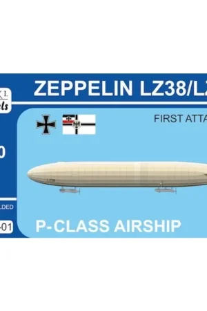 Actieprijs First Aanvallers' Zeppelin P-klasse LZ38 / LZ40 (Keizer Duitse Flying Corps, Duitse Keizerlijke Marine) star luchtschip (of luch