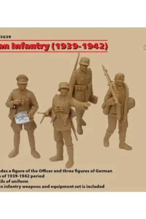 German Infantry 1939-1941 (4 cijfers) (WOII) (100% nieuwe mallen) volgende release !!!& Bullet - De set bestaat uit een figuur Korting