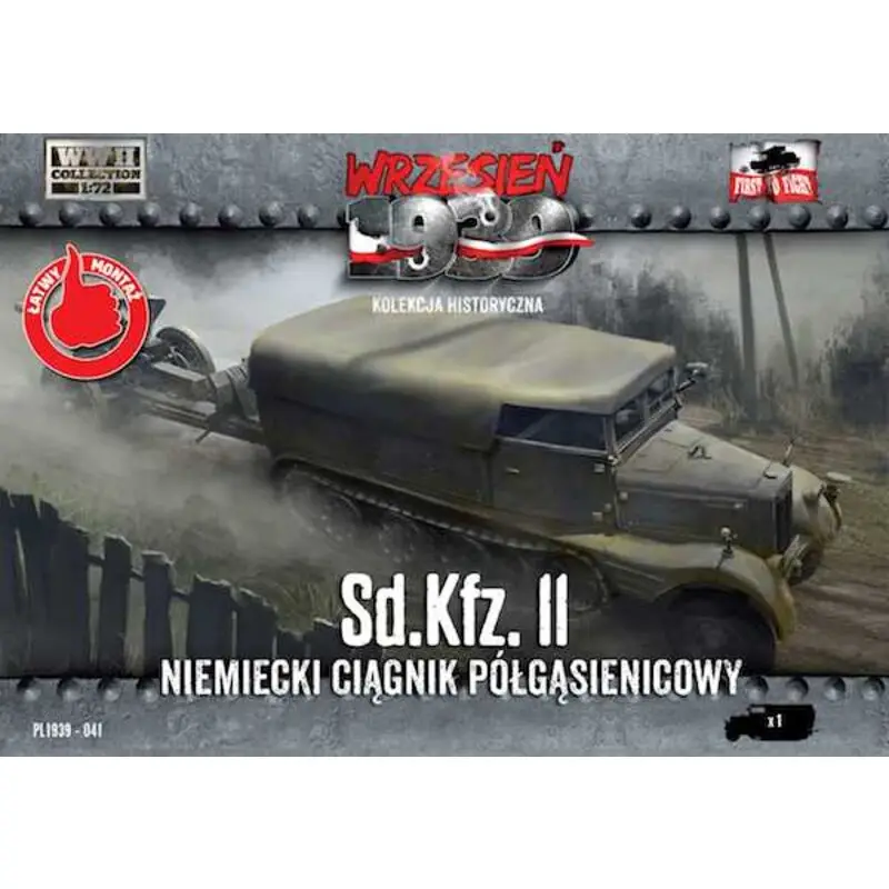 Sd.Kfz.11 - German Half-spoor tractor (. Slechts 1 voertuig De kanonnen is niet inbegrepen) Goedkoop
