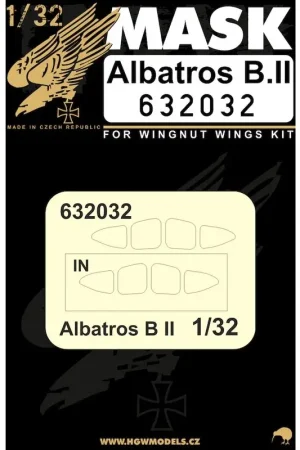 Albatros B.II (ontworpen voor gebruik met Wingnut Wings kits) Maskers Accessoire Alleen Vandaag