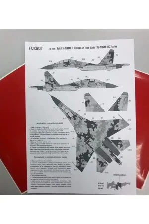 Digital Sukhoi Su-27UB (ontworpen om te worden gebruikt in combinatie met Heller en Trumpeter kits) Lage Kosten