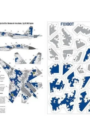 Alleen Vandaag Digital Sukhoi Su-27S (ontworpen om te worden gebruikt in combinatie met de Trompetter kits)