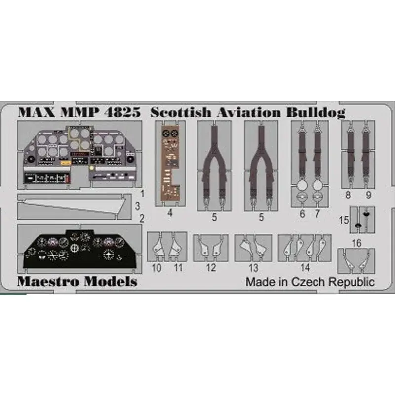 Betrouwbaar Scottish-Aviation Bulldog Sk.61 / T1 (ontworpen voor gebruik met Tarangus kits) Accessoire