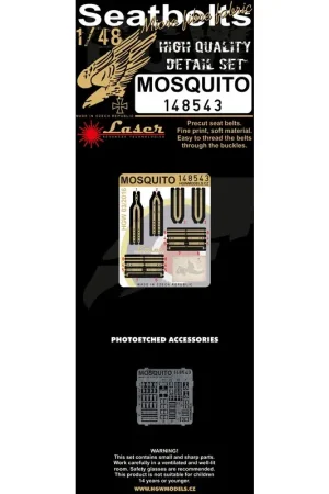 Mosquito pre-cut (laser) Veiligheidsgordels Accessoire Op = Op