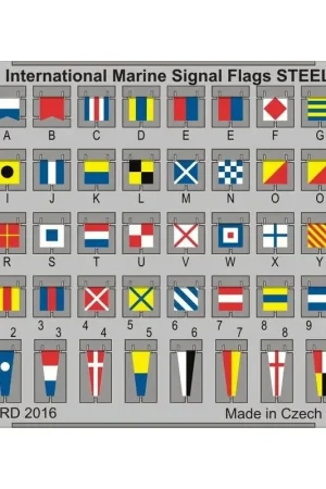 International Marine Signal Flags STEEL 1/350 Accessoire Fabrieksprijs