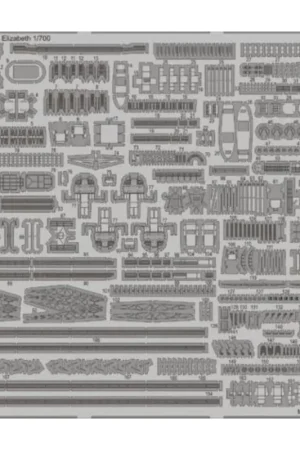 Bestel Nu HMS Queen Elizabeth WWII 1941 (ontworpen voor gebruik met de Trompetter TU05794 kits)
