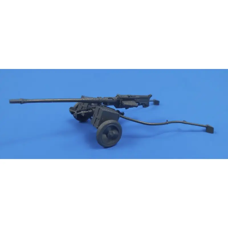 Lage Kosten Duitse WWII Anti-Tank Rifle Solothurn S-18/1000 met wielen wagen 1 / 35Superbly gedetailleerd resin cast model van een Duitse en