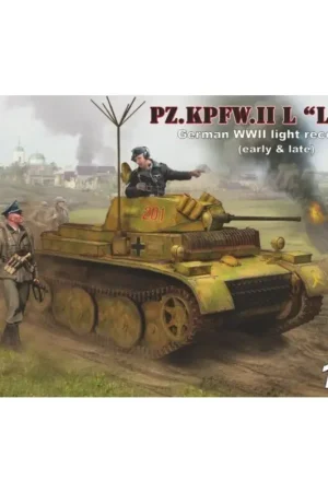 Beperkte Voorraad Pz.Kpfw.II Ausf.L Luchs, Duits WWII Light Recon Tank plastic kit w / PE onderdelen Schaalmodel