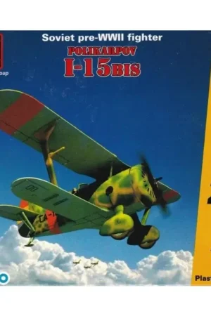 Populair Polikarpov I-15bis, Sovjet pre-WWII fighter plastic kit, 2 kits als de doos Schaalmodel