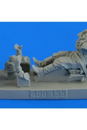 Tijdelijk Beschikbaar Sovjet-Vrouw Gunner WWII met zetel voor Polikarpov Po-2 (ontworpen om te worden gebruikt in combinatie met ICM kits)