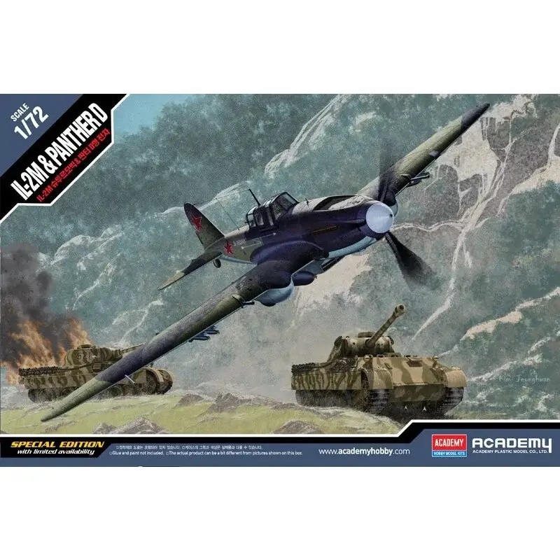 Weekendaanbieding Ilyushin Il-2M Stormovik & Pz.Kpfw.V Ausf.D Panther Schaalmodel