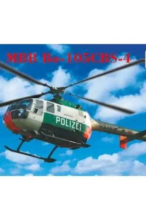 Betaalbaar MBB Bo-105 CBS-4.Duitse politie Schaalmodel