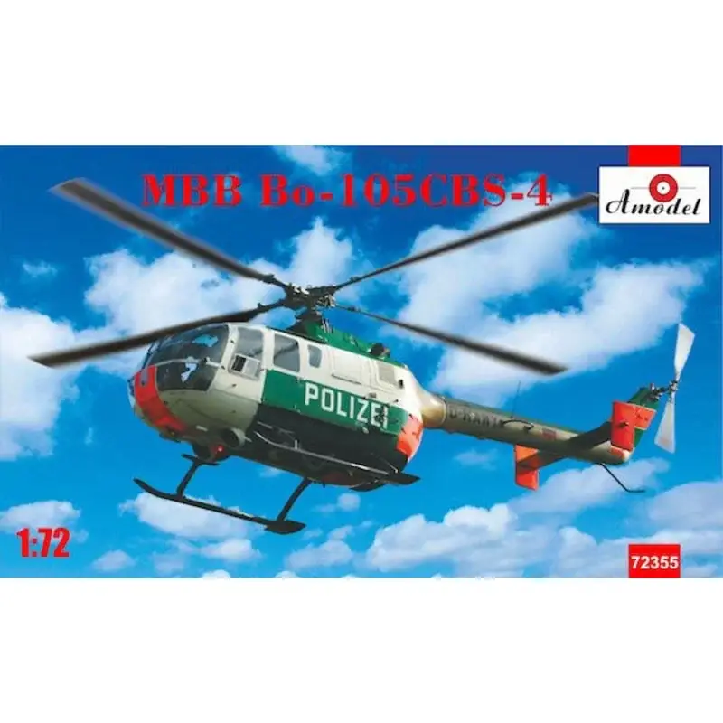 Betaalbaar MBB Bo-105 CBS-4.Duitse politie Schaalmodel