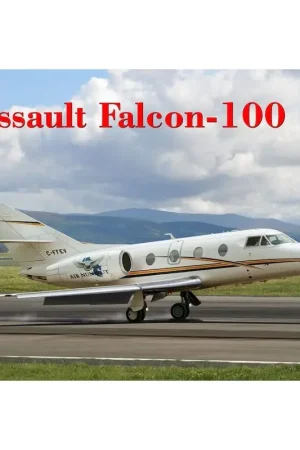 Lage Prijs Dassault Falcon 100 Schaalmodel