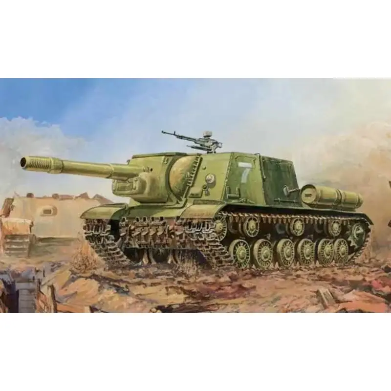Gecertificeerd Su-152 zelfrijdende gun Schaalmodel