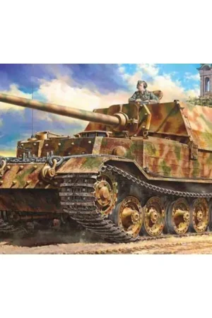 Express Levering German heavy tank destroyer elefant 1/48 Schaalmodel