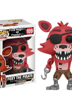 Five Nights at Freddy's POP! Games Vinyl Figure Foxy The Pirate 9 cm Pop figur Hoge Kwaliteit
