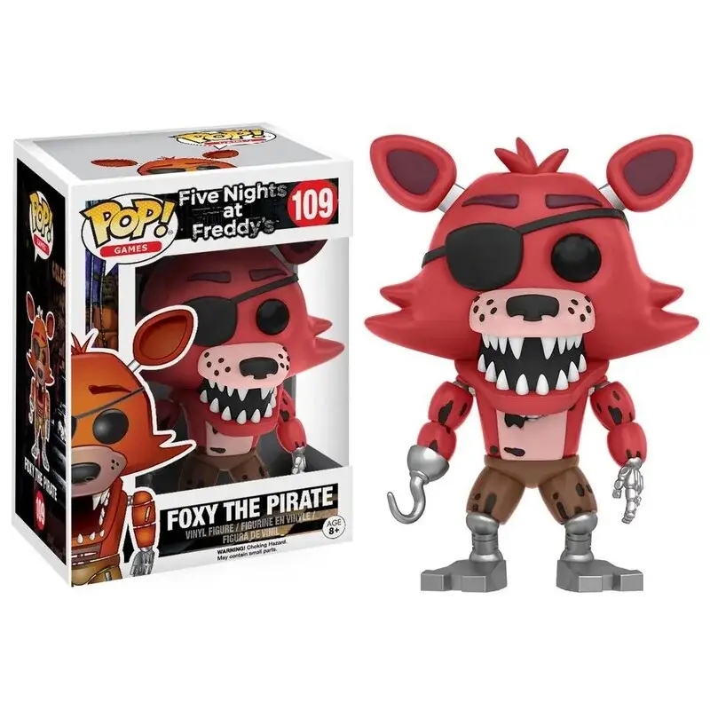 Five Nights at Freddy's POP! Games Vinyl Figure Foxy The Pirate 9 cm Pop figur Hoge Kwaliteit