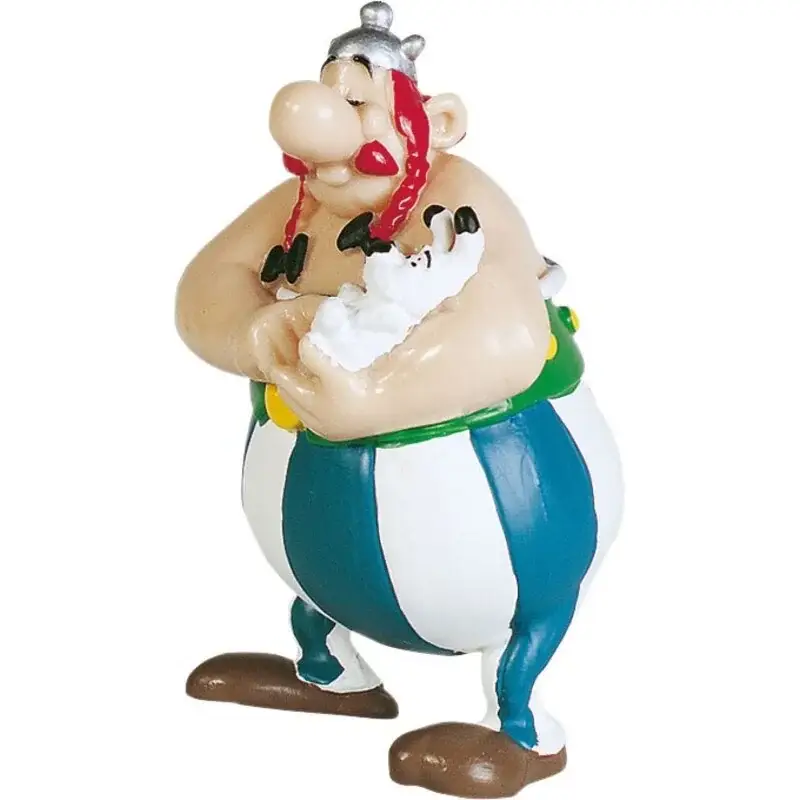 Flitsaanbieding Asterix Figure Obelix with Dogmatix 8 cm Figuurtje