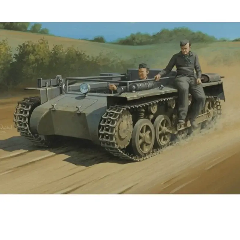 Hoge Kwaliteit Duitse Pz.Kpfw.1 Ausf.Een ohne Aufbau 1/35 Schaalmodel