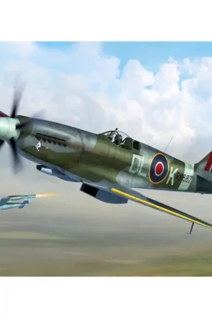 Aanbieding Supermarine Spitfire Mk.XIVC / E.4 decals versies.De vleugels voor C en E-versies, standaard en geknipte vleugels.
